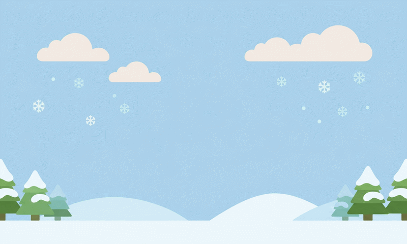 Background: snowy winter landscape (800x480)