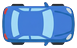 Car from above, driving right, kind 2 (96x48)