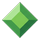 Green gem from above
