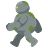 Stone golem walking to the left