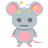 Mouse dizzy, stars around the head