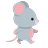 Mouse walking to the right