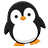 Penguin walking down (towards the viewer)