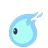Flame wisp floating to the left