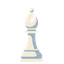 Chess: white bishop