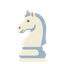 Chess: white knight
