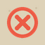 Sokoban: target, floor with a red X marker (64x64)