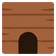 Mouse maze: mouse hole in a wooden wall