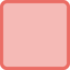 Semi-transparent red square highlight (64 x 64)