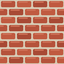Tile red brick wall