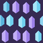Tile crystal wall
