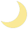 Crescent moon