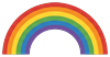 Rainbow (half circle arc)