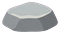 Flat grey rock