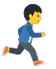Boy running (facing right)