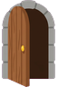 Door, open (64x96)