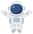 Floating astronaut