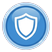 Power-up: shield (blue badge)