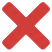 Red cross (wrong)