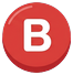 Red round action button B