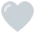 Empty grey heart (lost life)