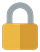 Closed padlock (locked)