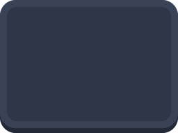 Dark rounded panel for text, 256x192