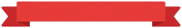 Red banner ribbon without text, 256x64