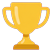 Golden trophy
