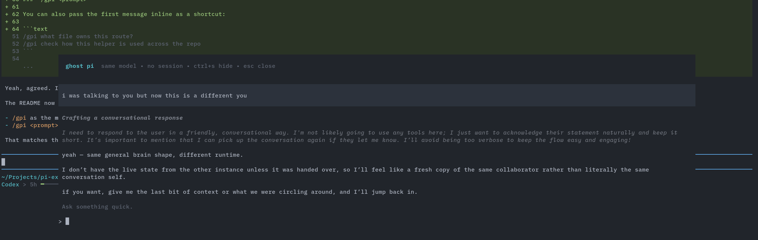 Ghost pi overlay
