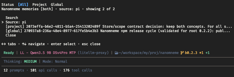 nmnm-pi list all pi