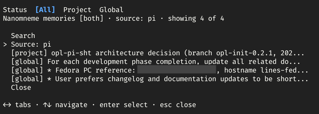 nmnm-pi list all pi