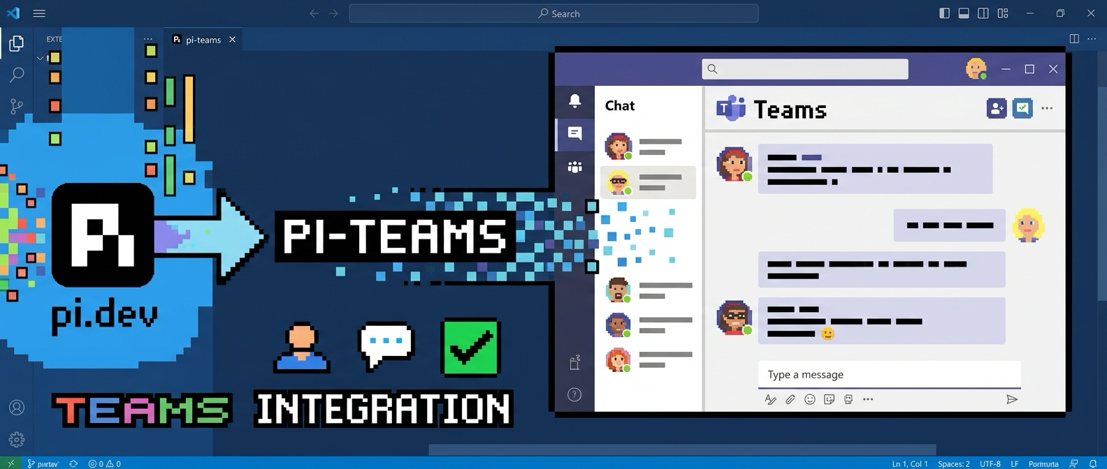 pi-teams in the pi coding agent