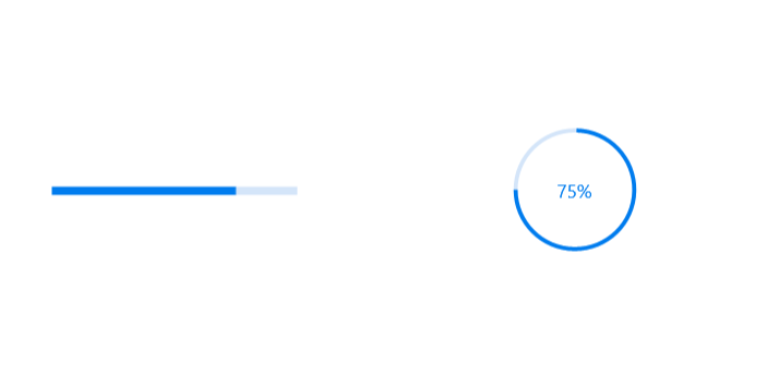 JavaScript Progress bar Control