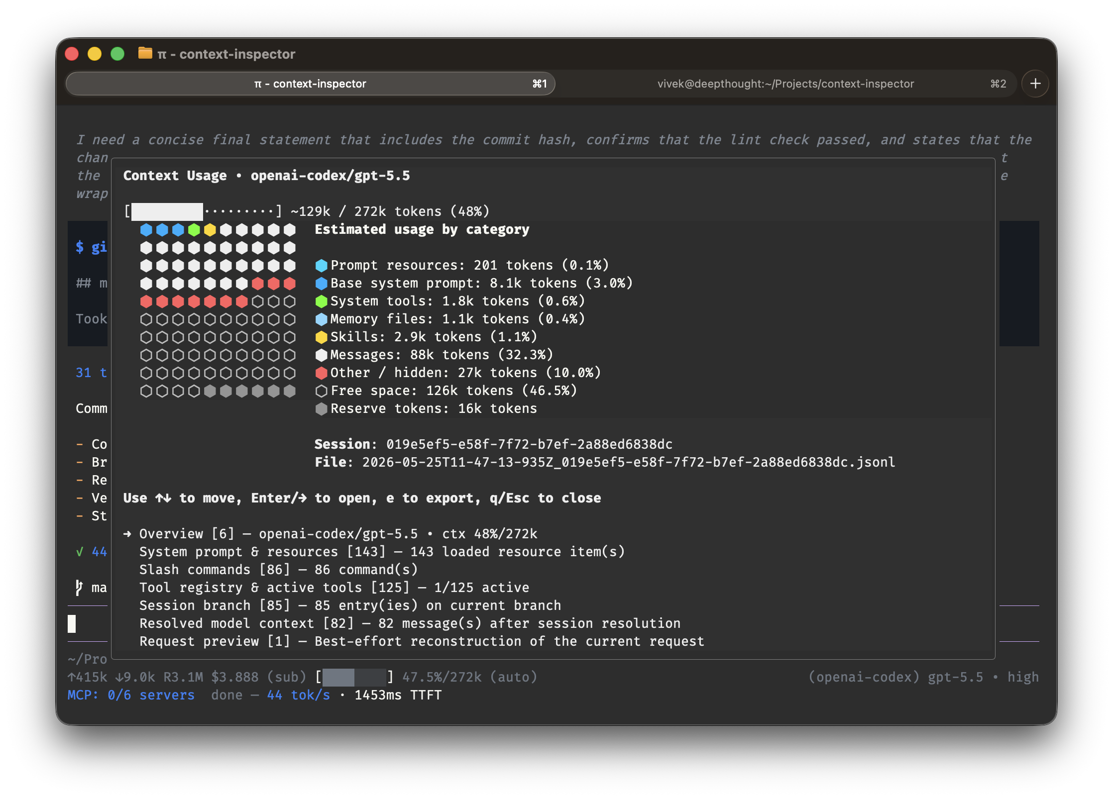 Context Inspector preview