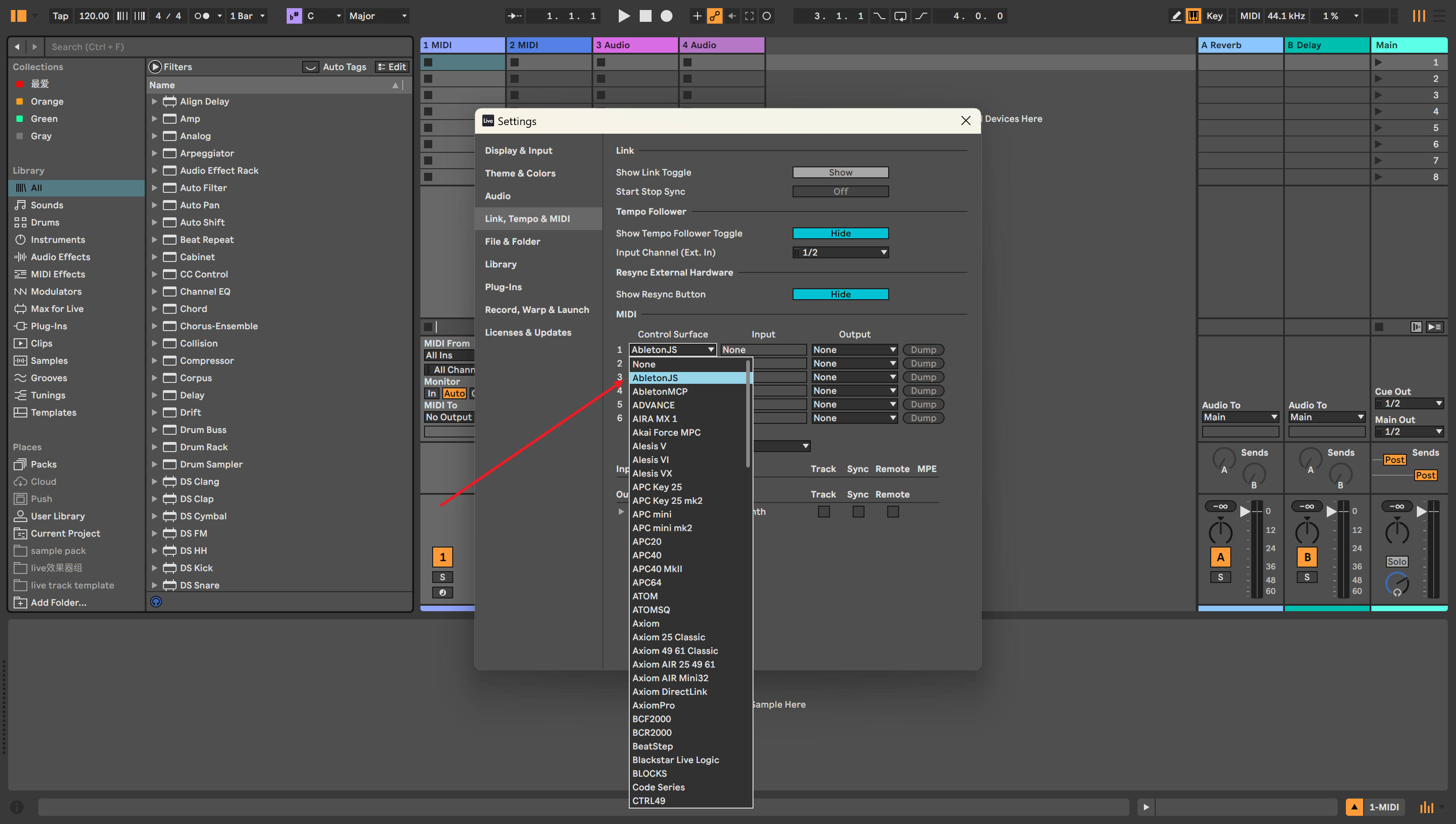 Ableton Live MIDI Remote Scripts 配置