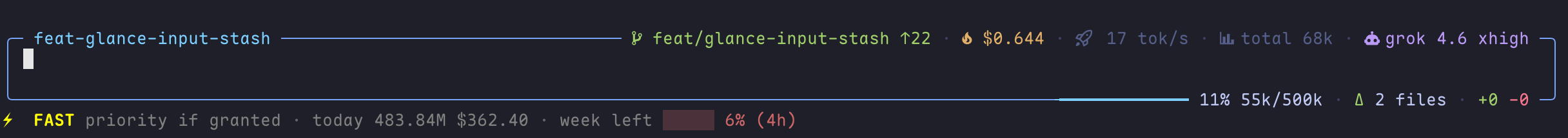 Meter footer