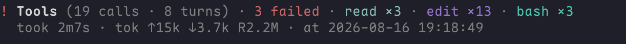 Failed Tools ledger
