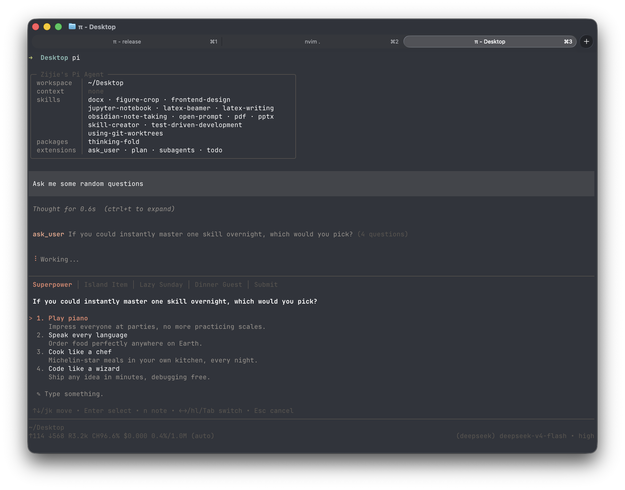 ask_user dialog
