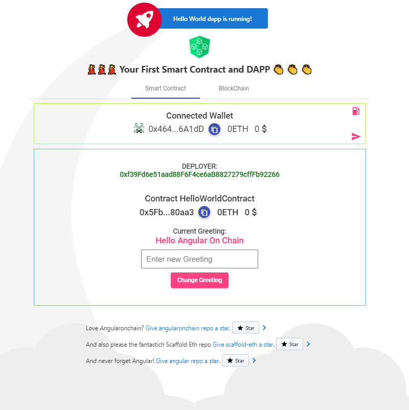 Hello World app