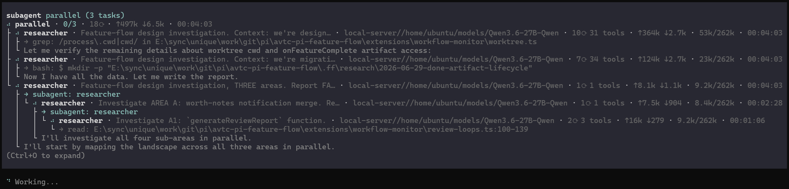 Parallel Nested Compact View