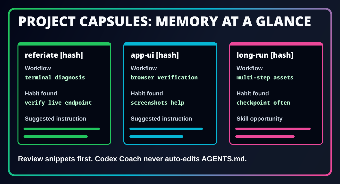 Project capsules example