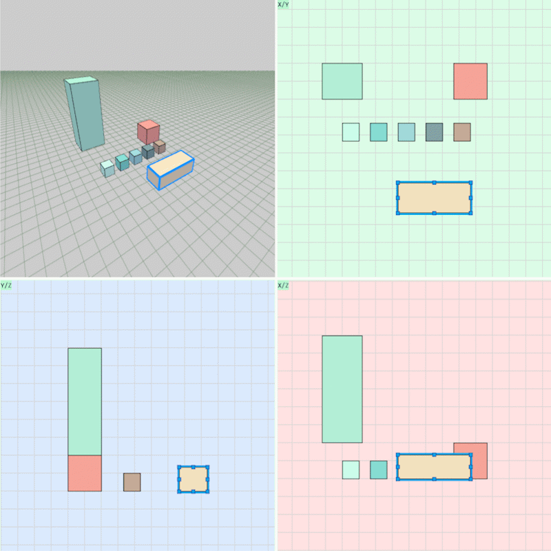 A three-dimensional viewer demo app built with GoJS, ThreeJS, and Svelte