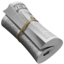 rolled-up newspaper