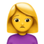 woman frowning