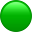 large green circle