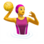 woman playing water polo