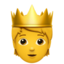 person with crown