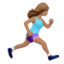 Woman Running Facing Right（中間の肌色） (Apple)