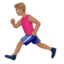 走る男性（中間の肌色） (Apple)